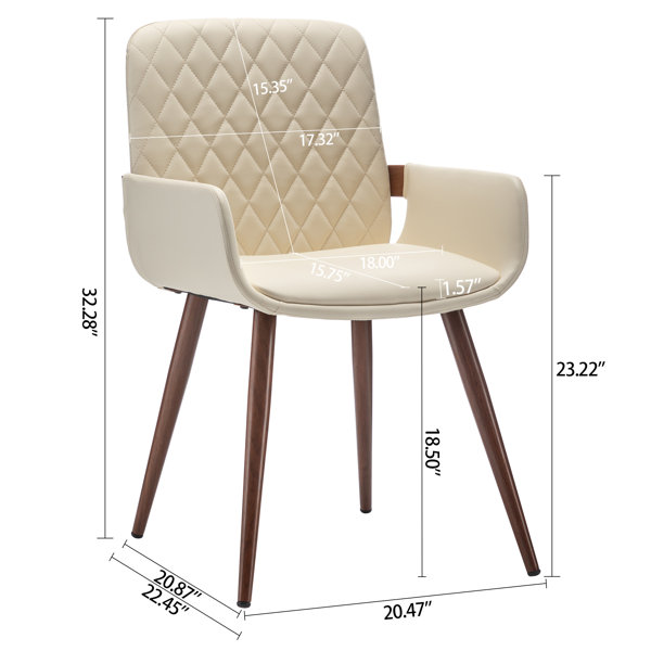 Corrigan Studio® Kopelynn Modern Upholstered Dining Room Chairs ...